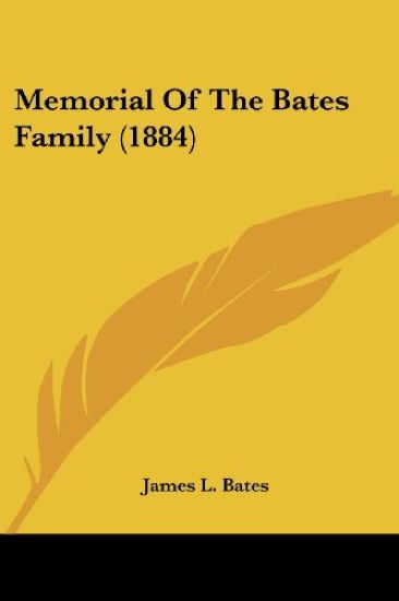 Memorial of the Bates Family