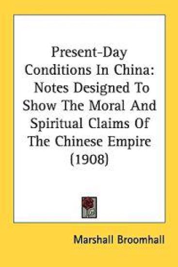 Present-day Conditions in China