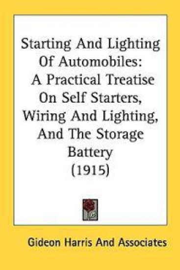 Starting and Lighting of Automobiles