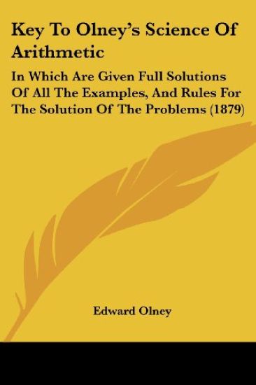 Key to Olney's Science of Arithmetic