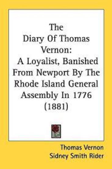The Diary of Thomas Vernon