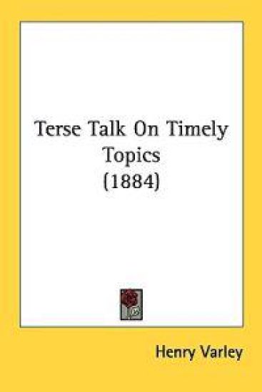 Terse Talk on Timely Topics
