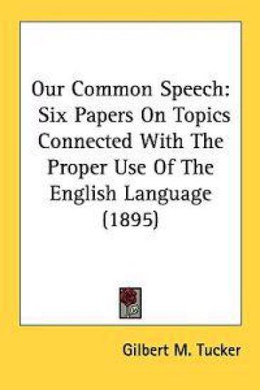 Our Common Speech