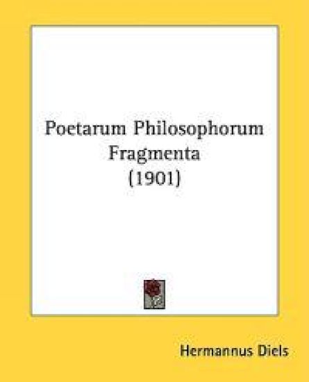Poetarum Philosophorum Fragmenta