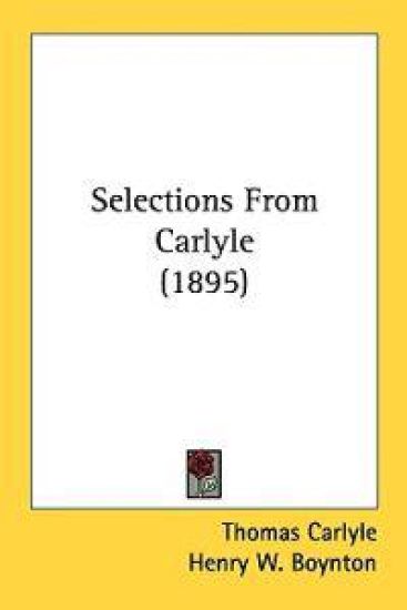Selections from Carlyle