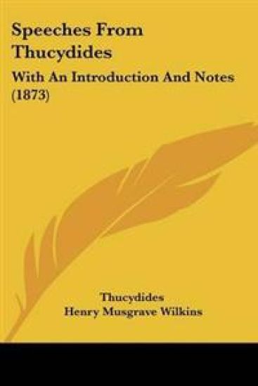 Speeches From Thucydides