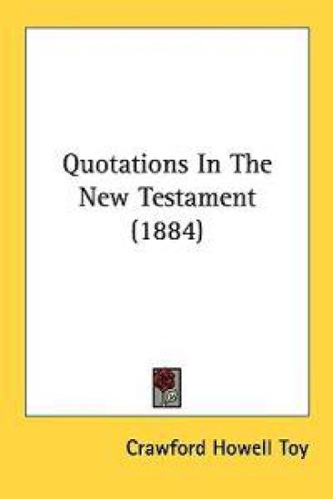 Quotations in the New Testament