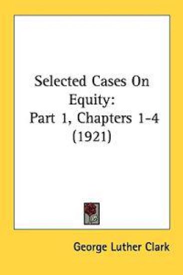 Selected Cases on Equity