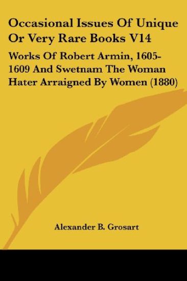Occasional Issues of Unique or Very Rare Books