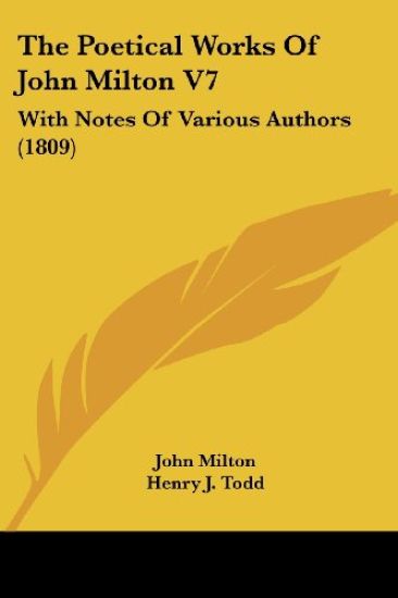 Poetical Works Of John Milton V7