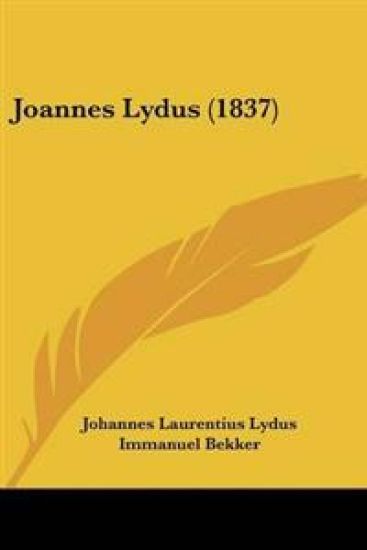 Joannes Lydus (1837)