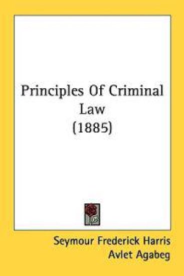 Principles of Criminal Law