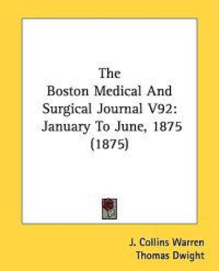 The Boston Medical and Surgical Journal