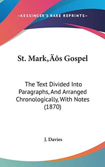 St. Mark's Gospel