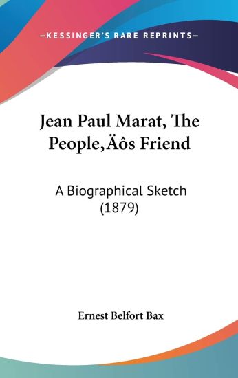 Jean Paul Marat, the People's Friend