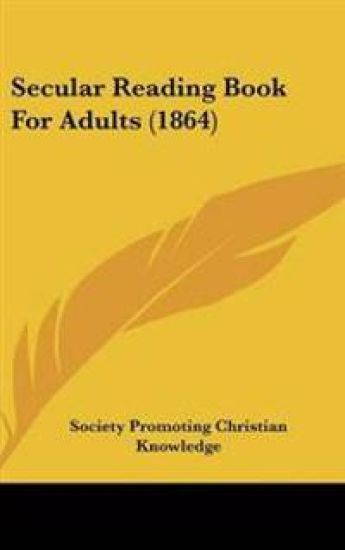 Secular Reading Book For Adults (1864)