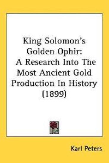 King Solomon's Golden Ophir