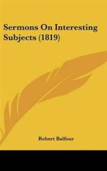 Sermons On Interesting Subjects (1819)