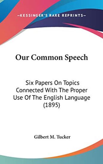 Our Common Speech