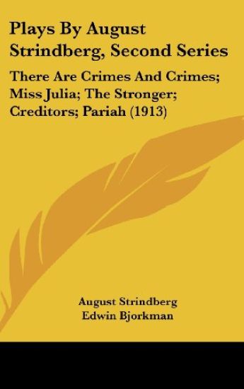 Plays by August Strindberg, Second Series