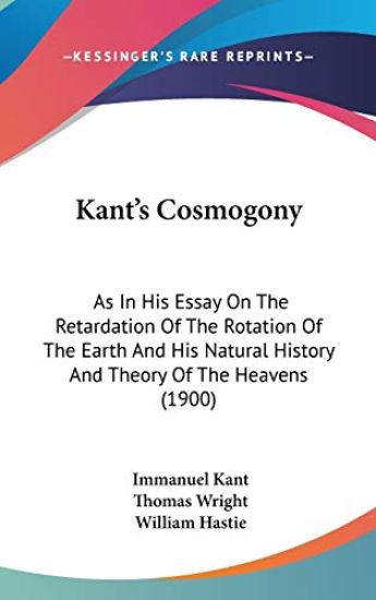 Kant's Cosmogony