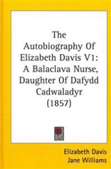 Autobiography Of Elizabeth Davis V1