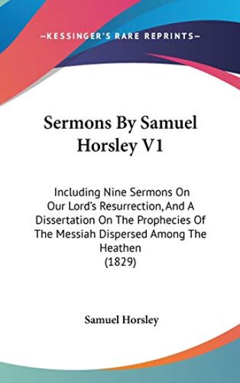Sermons By Samuel Horsley V1