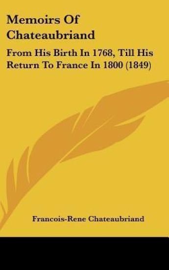 Memoirs of Chateaubriand