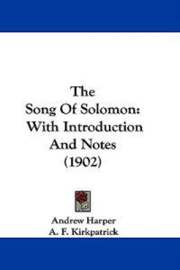 The Song Of Solomon