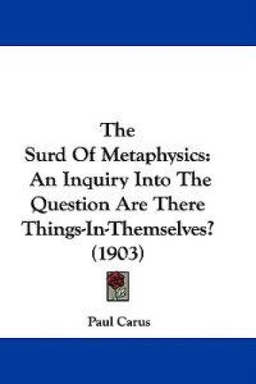 The Surd Of Metaphysics