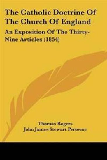 Catholic Doctrine Of The Church Of England