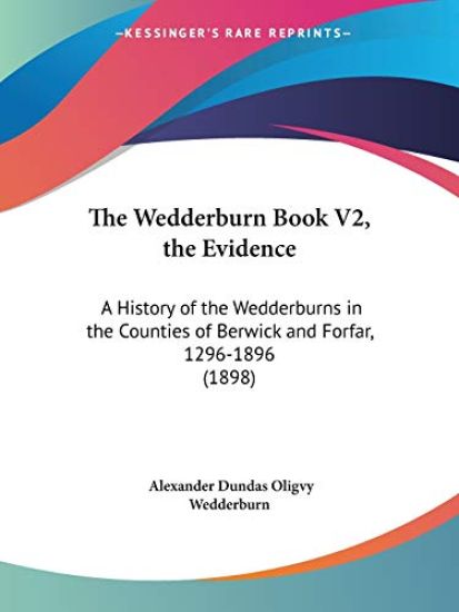 The Wedderburn Book V2, the Evidence