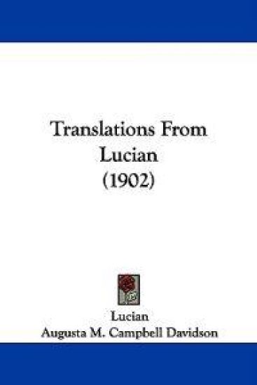 Translations From Lucian (1902)