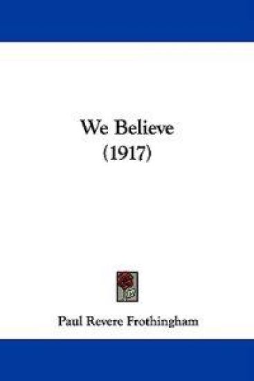 We Believe (1917)