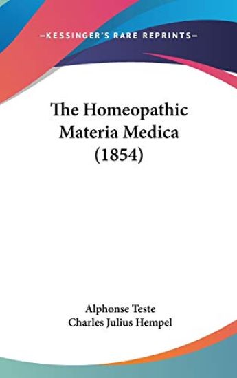 The Homeopathic Materia Medica (1854)