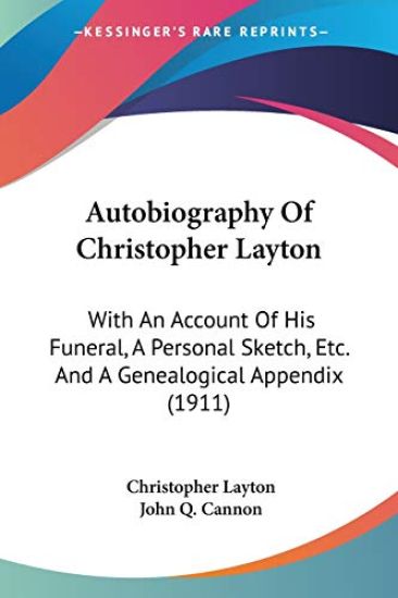 Autobiography of Christopher Layton