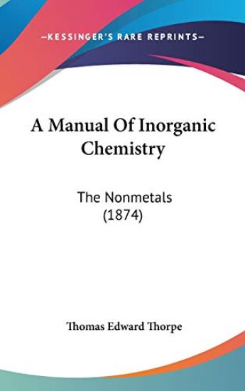 Manual Of Inorganic Chemistry