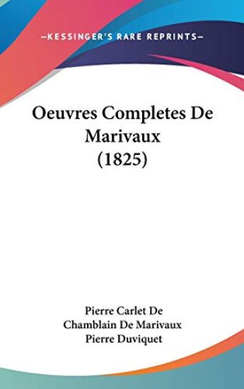 Oeuvres Completes De Marivaux