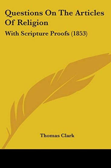 Questions On The Articles Of Religion