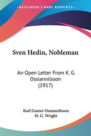 Sven Hedin, Nobleman