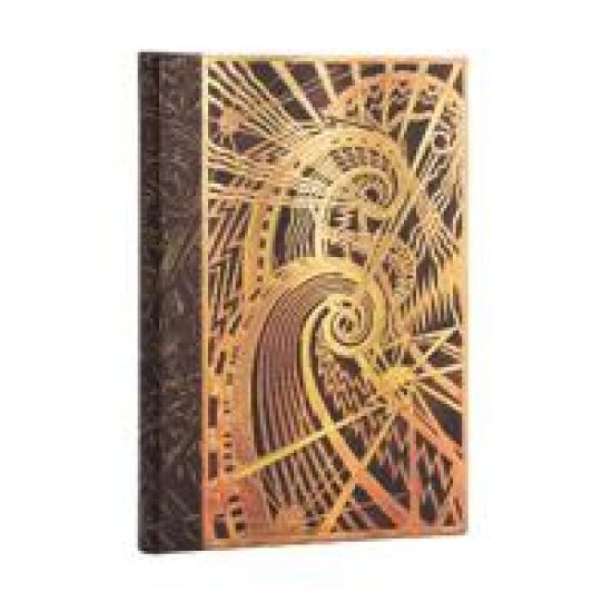 Chanin Spiral (New York Deco) Midi Lined Hardcover Journal