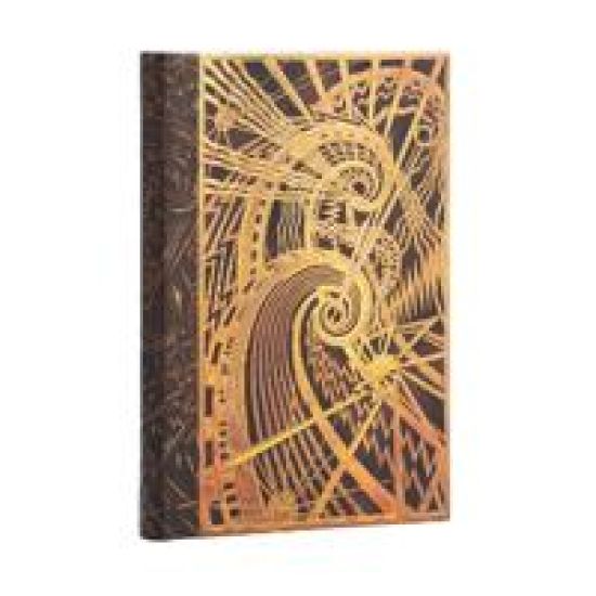 Chanin Spiral (New York Deco) Mini Lined Hardcover Journal
