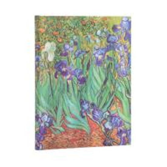 Van Goghâ??s Irises Ultra Lined Hardcover Journal