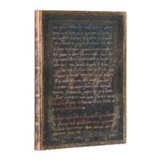 Michelangelo, Handwriting (Embellished Manuscripts Collection) Ultra Lined Softcover Flexi Journal (Elastic Band Closure)