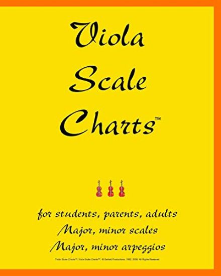 Viola Scale Charts: For Students, Parents, Adults