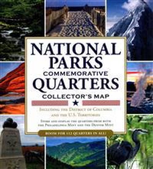 National Parks Quarters Map