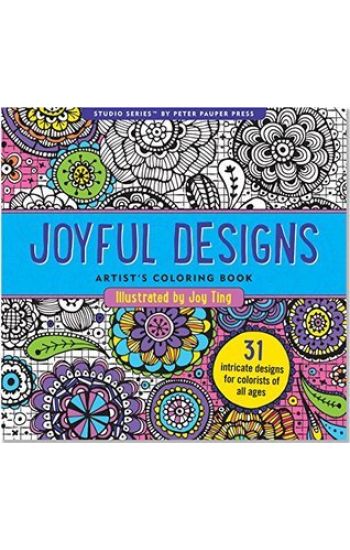 Joyful Designs Adult Coloring Book