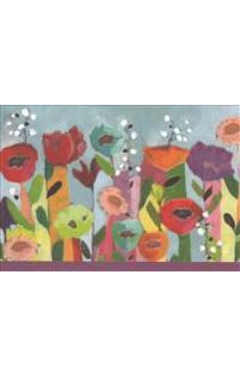 Note Card Brilliant Floral