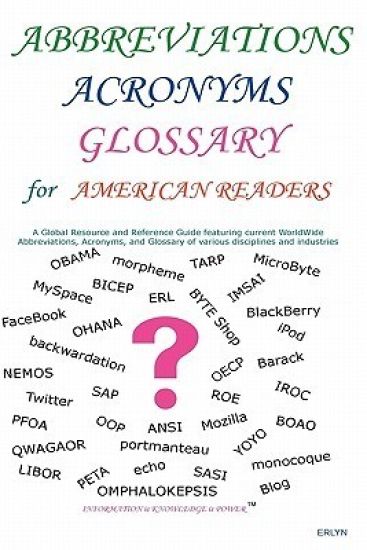 Abbreviations Acronyms Glossary for American Readers: n/a