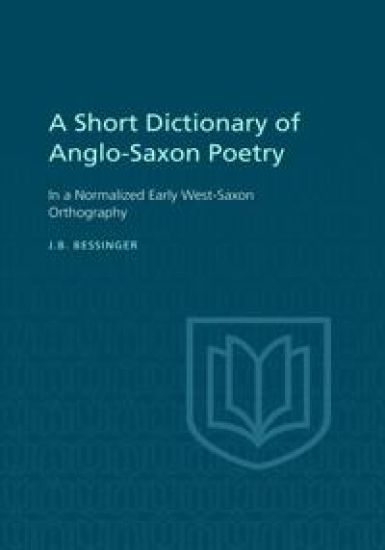 A Short Dictionary of Anglo-Saxon Poetry